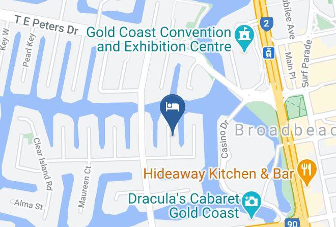 Gold Coast - Elite Holiday Homes The Lotus Maps