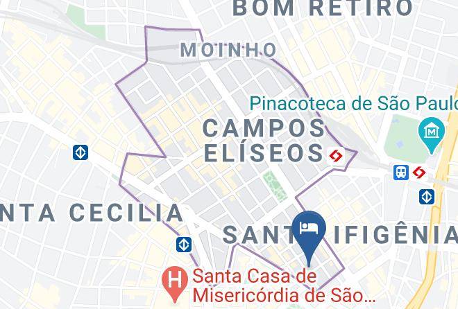 Sao Paulo Republica - Elite Hotel Maps