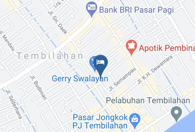 Indragiri Hilir Regency - Elite Hotel Tembilahan Maps