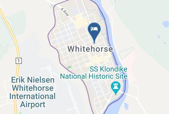 Downtown Whitehorse - Elite Hotel Downtown Maps