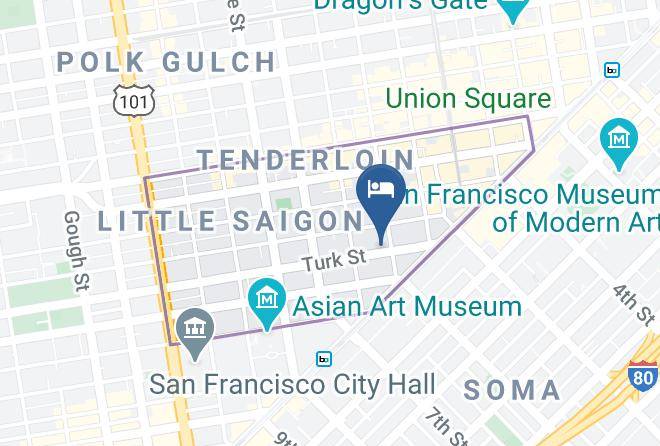 San Francisco - Elite Inn Maps
