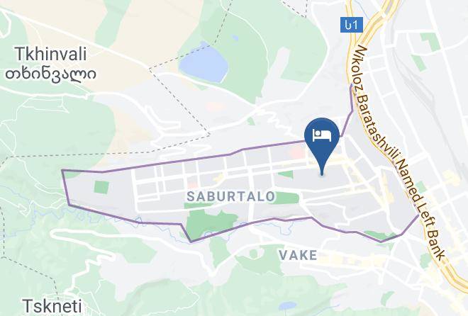Tbilisi - Elite Lux Hotel Maps