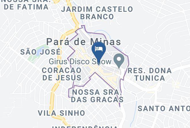 Para De Minas - Elite Palace Hotel Maps