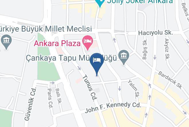 Cankaya - Elit Palas Hotel Maps