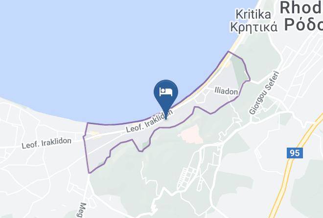 Dodecanese - Elite Suites By Rhodes Bay Maps