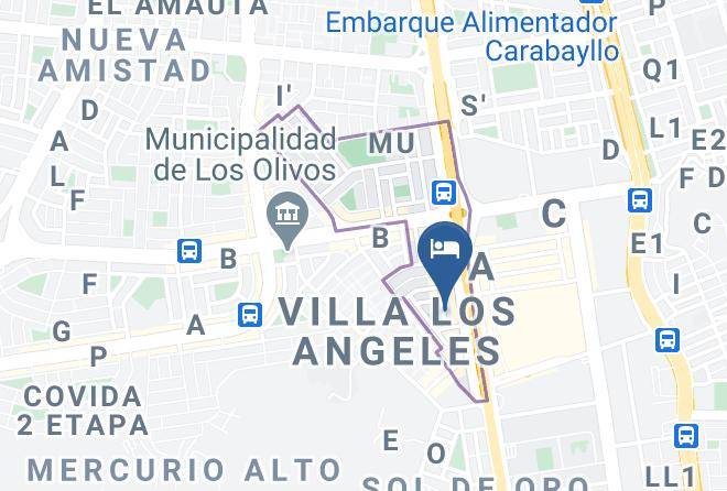 Los Olivos - Elixer Hotel Maps