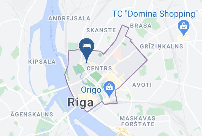 Riga - Elizabete Hotel Maps