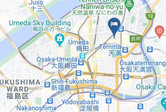 Osaka City Kita Ward - Elizabeth Garden Kurosaki Maps
