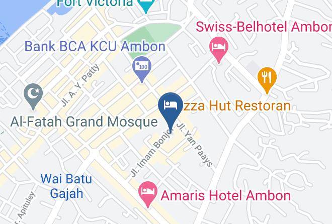 Ambon - Elizabeth Hotel & Resort Maps