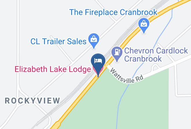 East Kootenay - Elizabeth Lake Lodge Maps