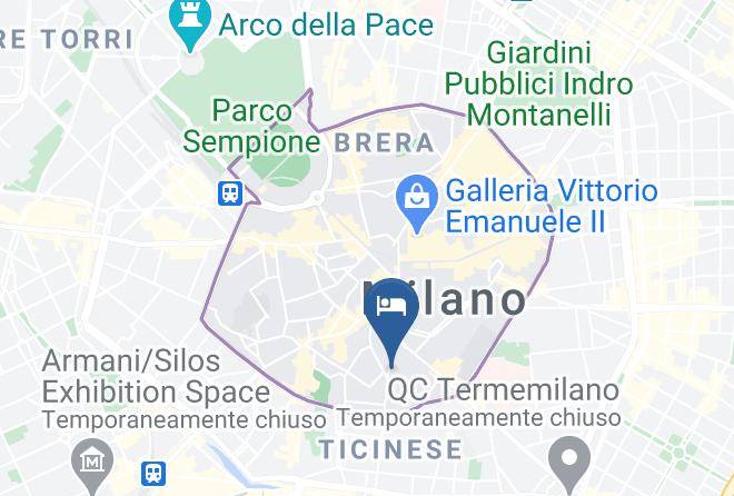 Milan - Elizabeth Lifestyle Hotel Maps