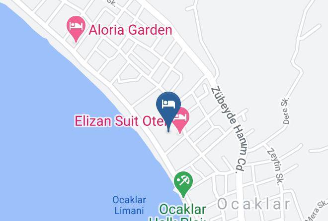 Elizan Otel Map