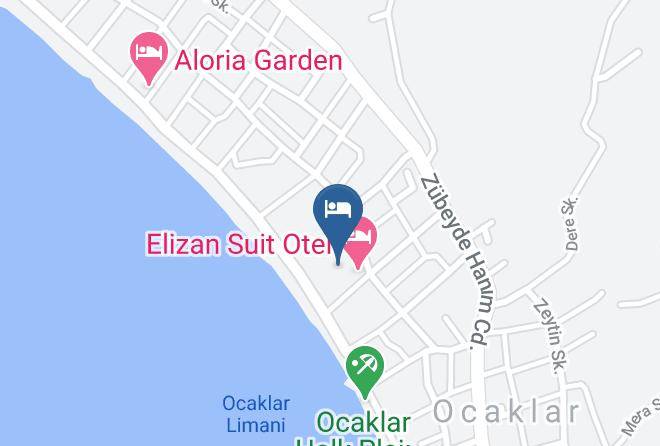 Elizan Suit Otel Map