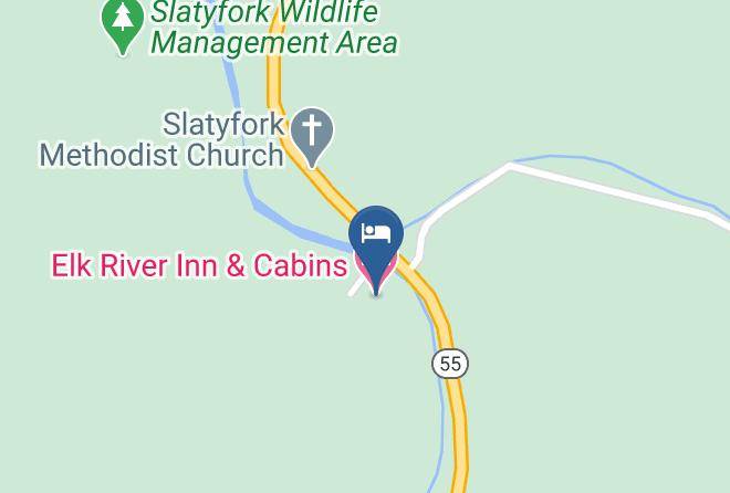 Pocahontas - Elk River Inn & Cabins Maps