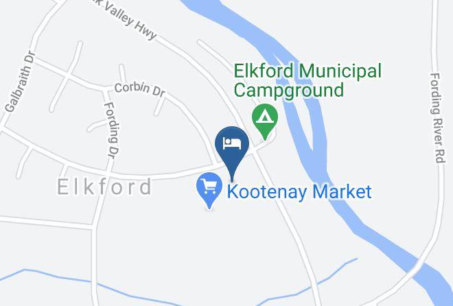 East Kootenay - Elkford Motor Inn Maps