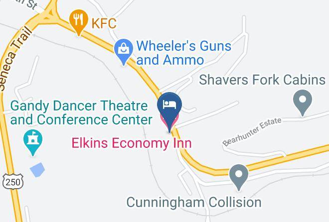 Randolph - Elkins Economy Inn Maps