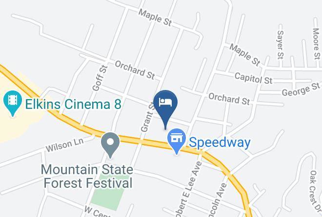 Elkins Inn & Suites Map