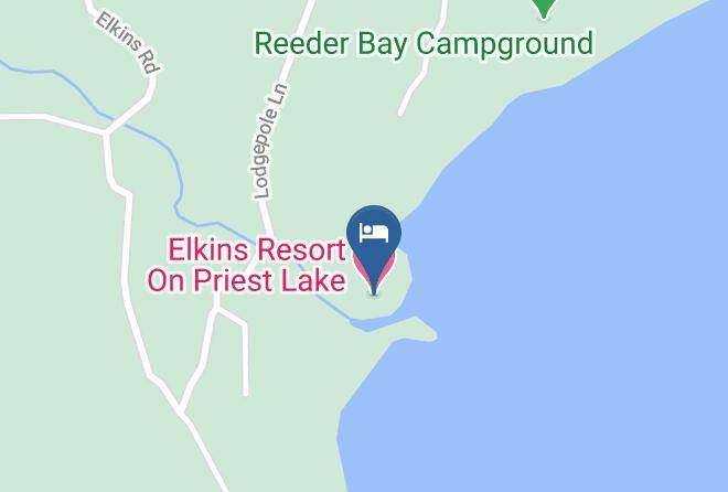 Bonner - Elkins Resort On Priest Lake Maps