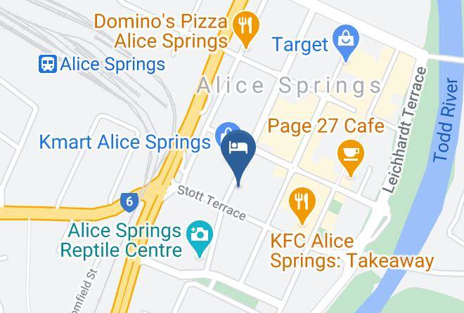 Alice Springs - Elkira Court Motel Maps