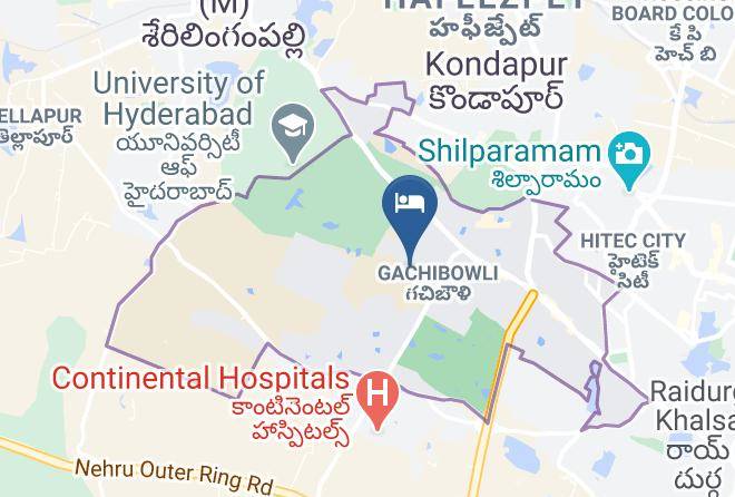 Hyderabad - Ellaa Hotel Gachibowli Hyderabad Maps
