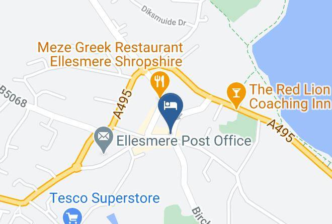 Shropshire - Ellesmere Hotel Maps