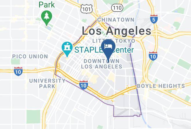 Los Angeles - Ellis Hotel Maps