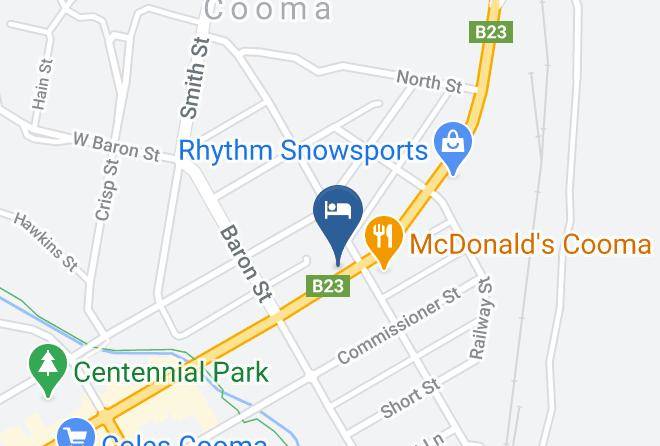 Cooma Motor Inn Map