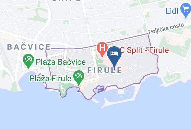 Split - Ellure Luxury Suites Maps
