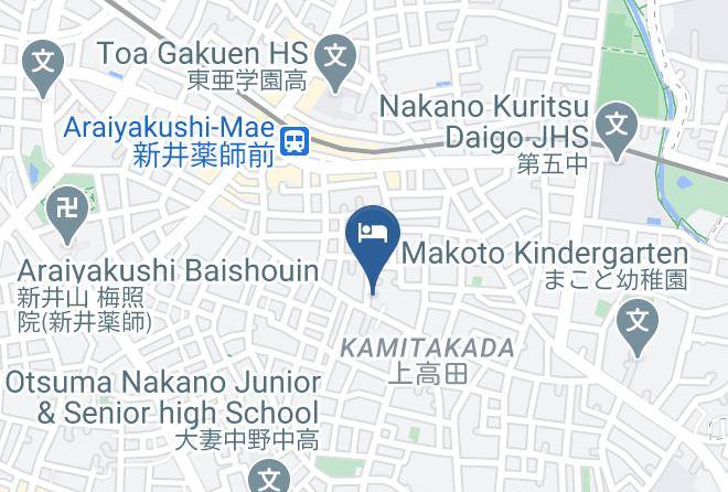 Nakano Ward - E L M Nakano Tokyo Maps