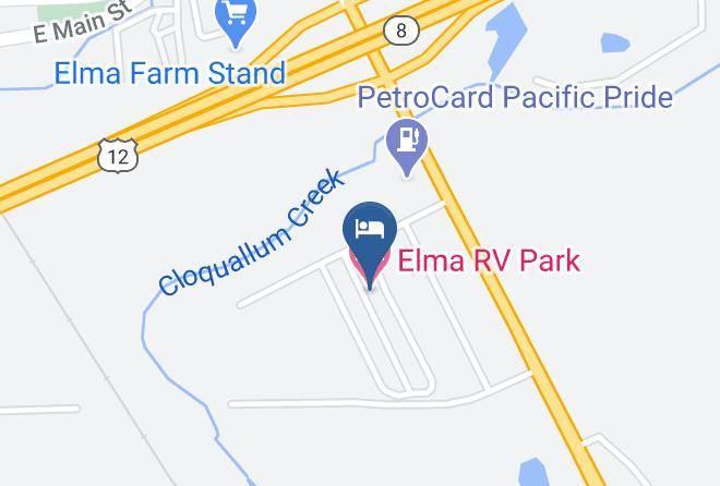 Grays Harbor - Elma Rv Park Maps
