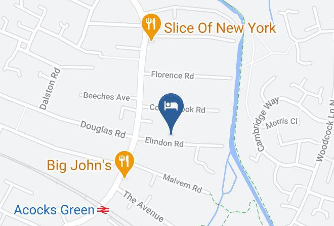 Birmingham - Elmdon Lodge Hotel Maps