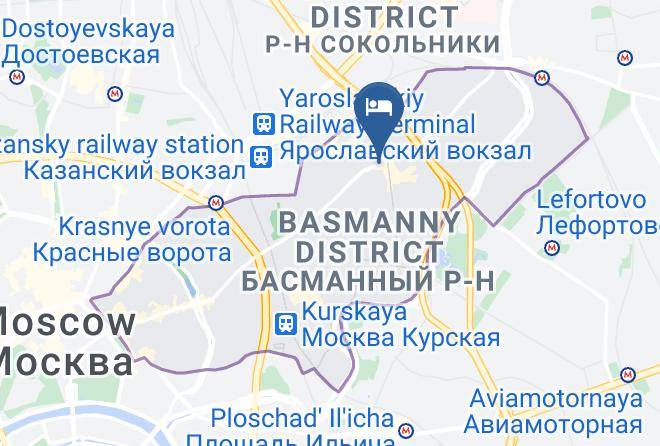 Moscow - Elokhovsky Hotel Maps