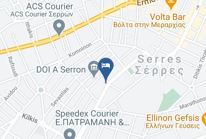 Serrai - Elpida City Hotel Maps