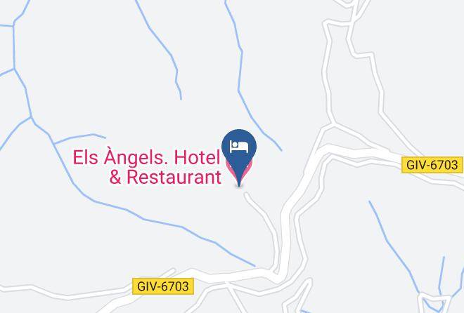 Girona - Els Angels Hotel & Restaurant Maps