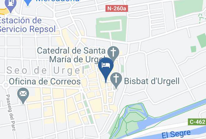 Lleida - Els Canonges Allotjament Maps