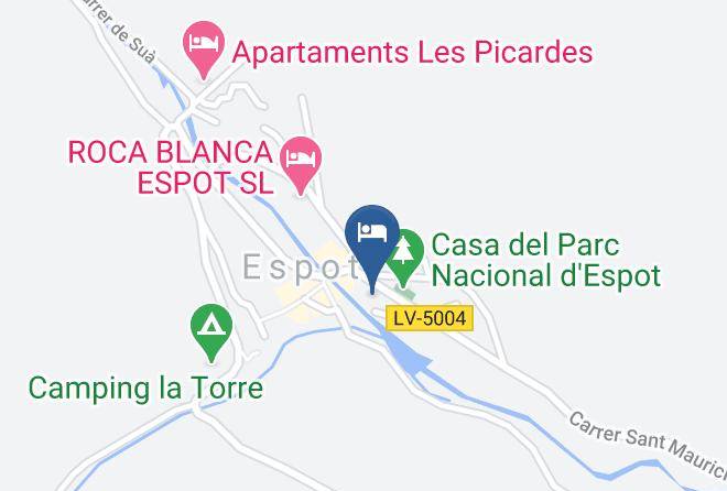 Els Encantats Hotel Map