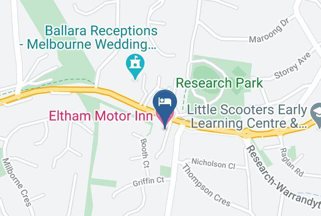Nillumbik - Eltham Motor Inn Maps