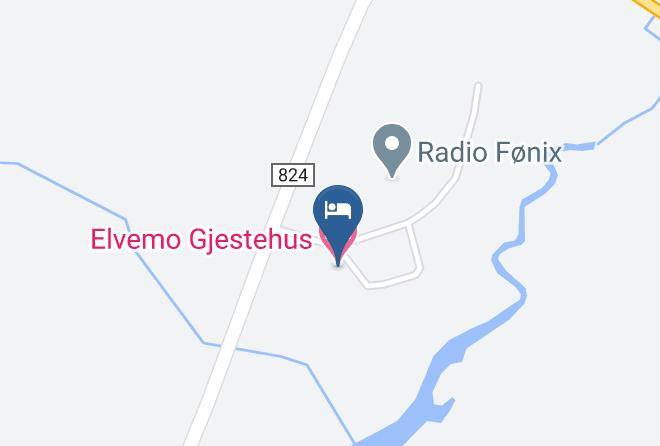 Elvemo Gjestehus Map