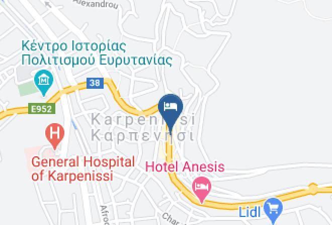Evritania - Elvetia Hotel Maps