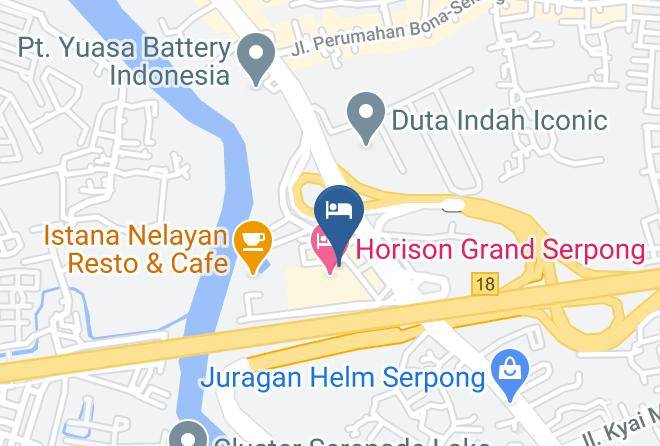 Kota Tangerang - Elvour Hotel Serpong Maps