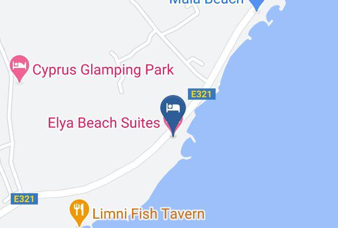 Cyprus - Elya Beach Suites Maps