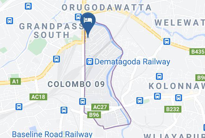 Colombo - Elyon Colombo Hotel Maps