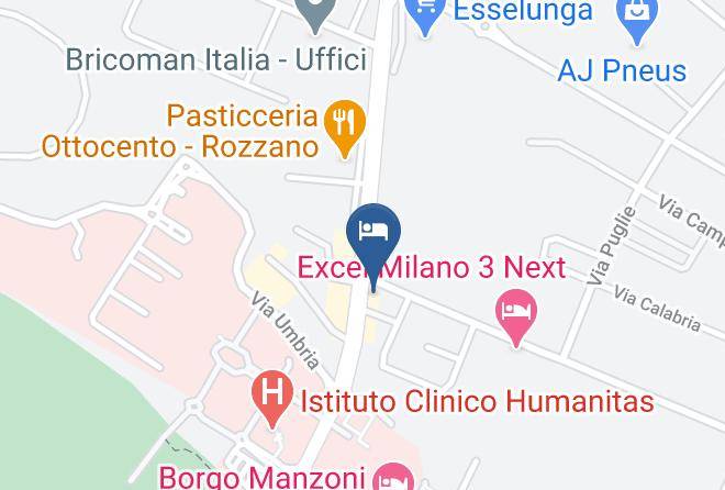 Milan - Elys Hotel Maps
