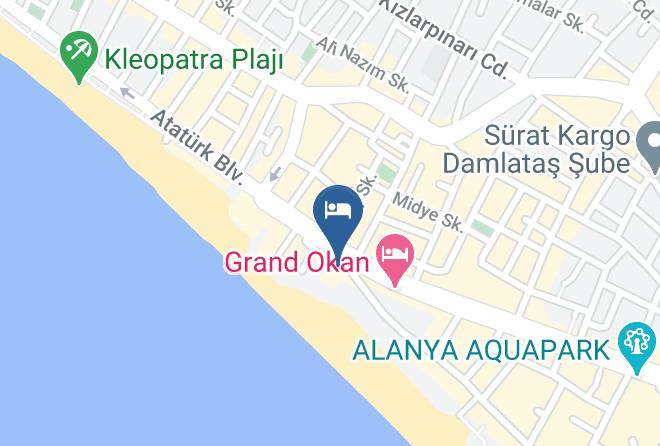 Alanya - Elysee Beach Hotel Maps