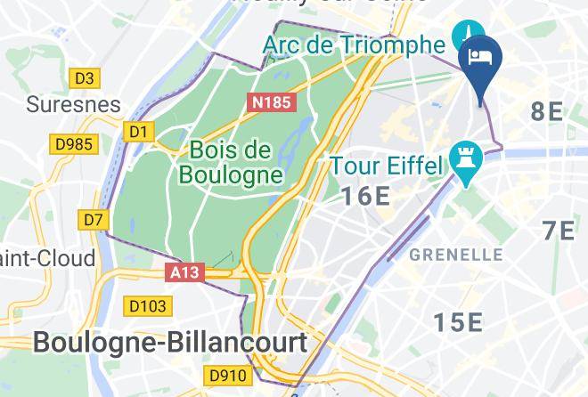Paris - Hotel Elysees Bassano Maps