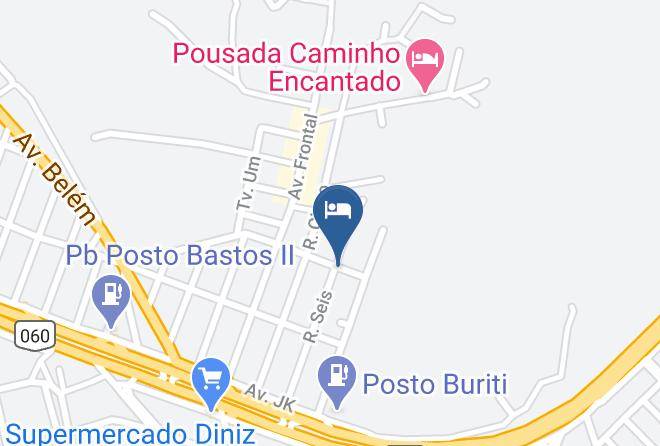 Abadiania - Elysium Pousada Transcar Transportes Maps