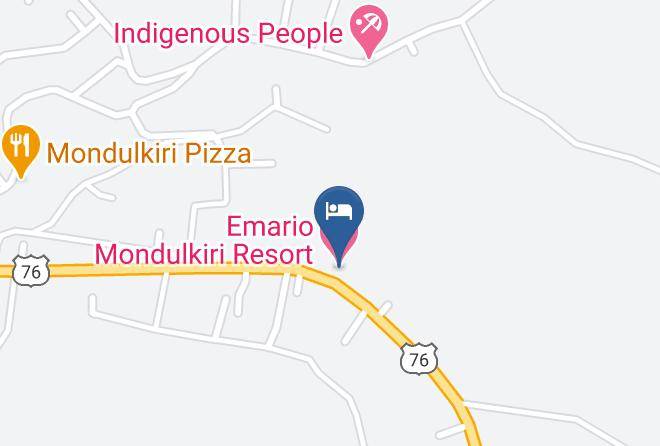 Saen Monourom Town - Emario Mondulkiri Resort Maps