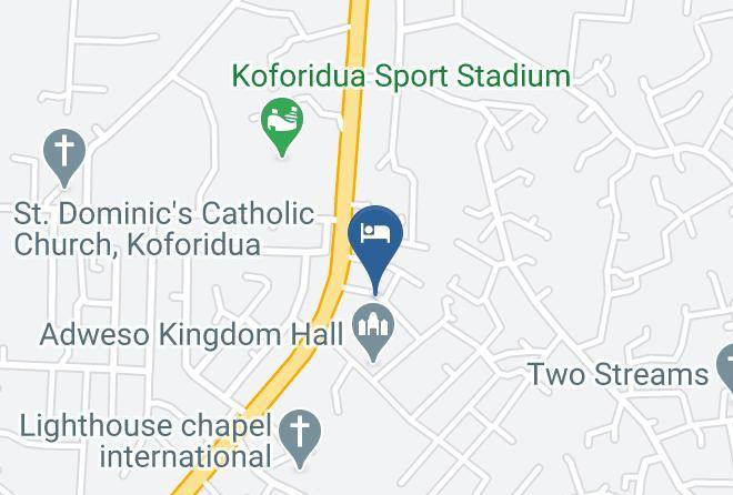 New Juaben - Embassy And Diplomat Hotel Maps