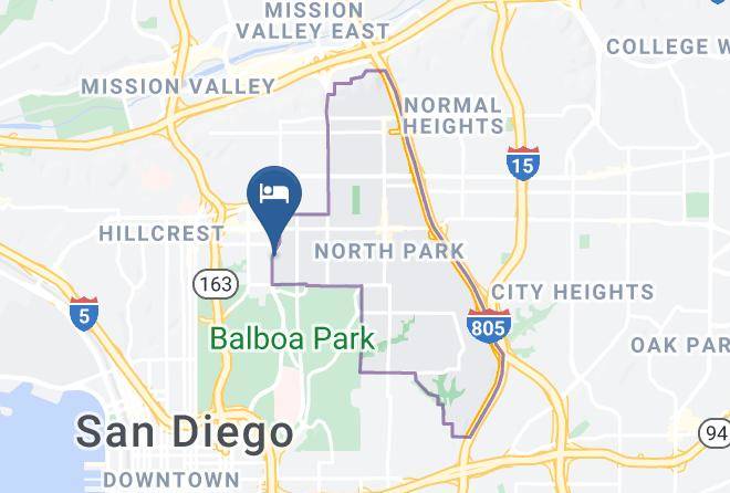 San Diego - Embassy Hotel Maps