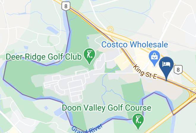 Waterloo - Embassy Motel Maps